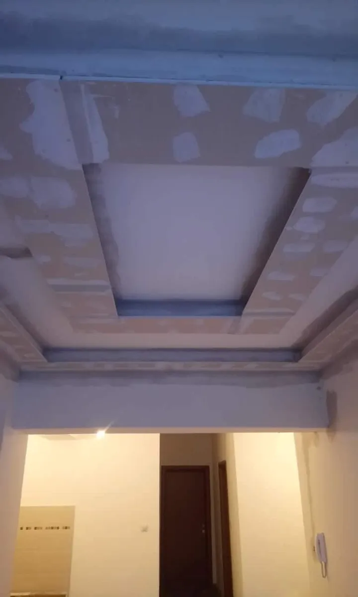 Каскаден плафон LED осветлување трпезарија – монтажа Тетово Tevdoski Art