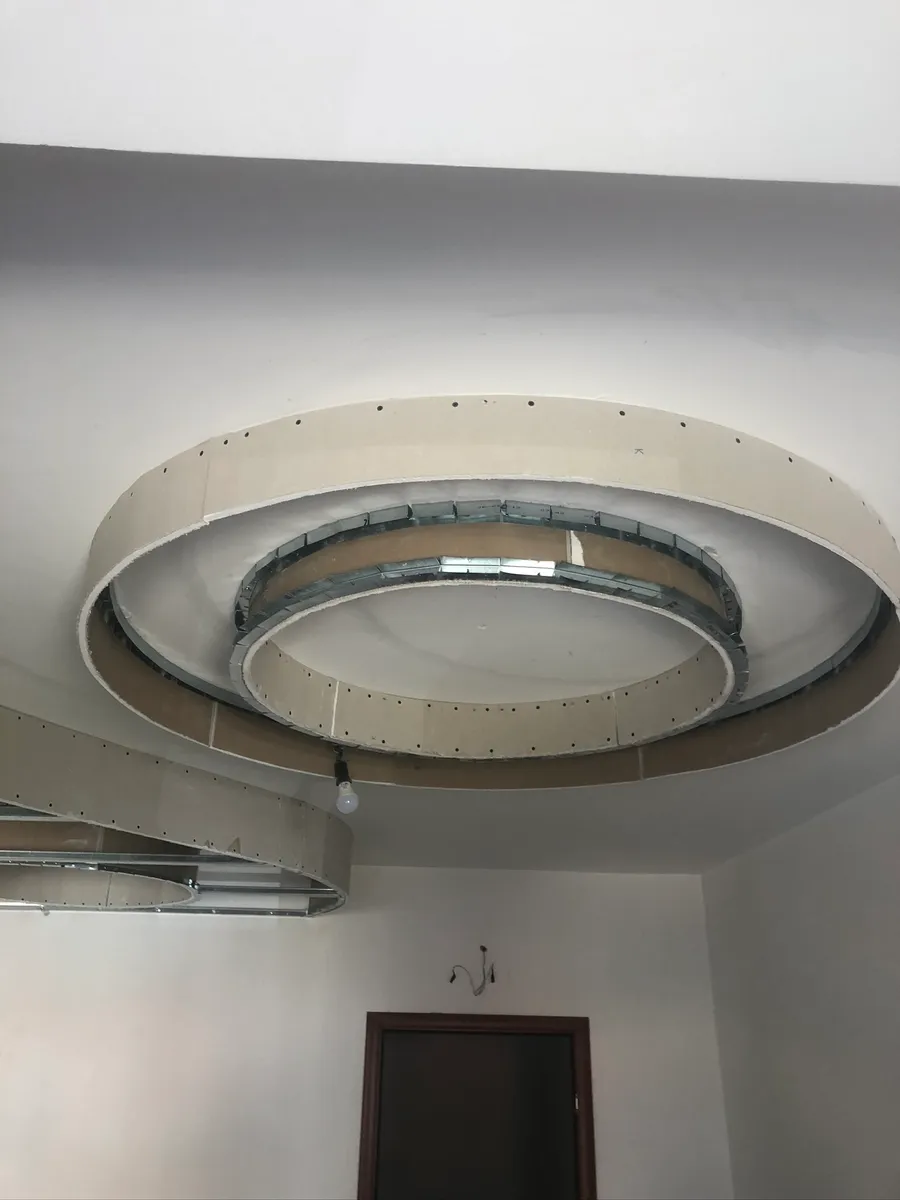 Каскади плафон спална соба LED ниши – гипс картон Тетово Tevdoski Art